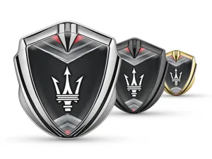 Maserati Metallico Cupolato Emblema Look Sportivo Alta Qualità